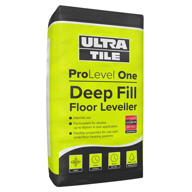 Ultra Tile ProLevel One Deep Fill Self Levelling Compound 20kg Warm Floor Store