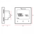 ThermoSphere Underfloor Heating Programmable Control Touch Thermostat (Choice Of Colour)